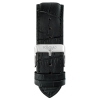Black Croc Leather