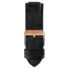 Black Croc Leather