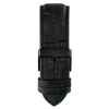 Black Croc Leather